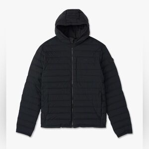 Vuori Men's Steadfast FZ Hooded down Jacket Black size medium NWT💥OUT OF STOCK💥